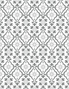 Seamless silver wallpaper