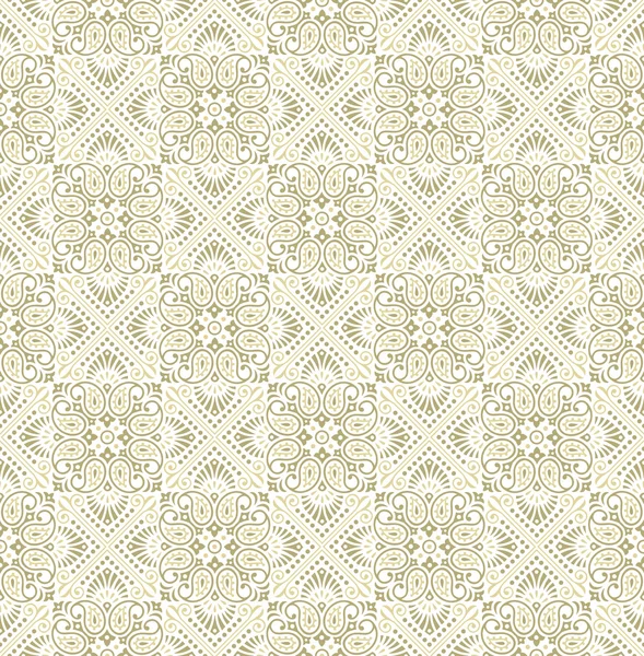 Sans couture paisley doré Fond d'écran — Image vectorielle