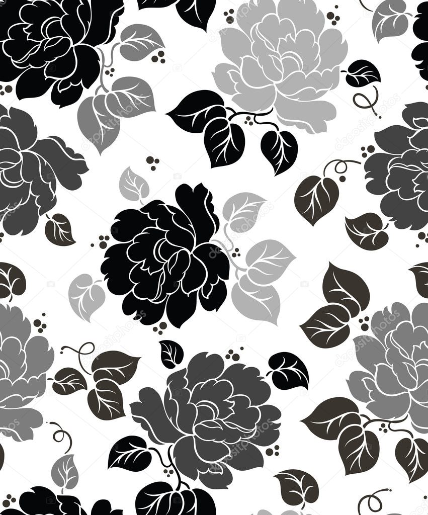 Seamless Floral-Wallpaper
