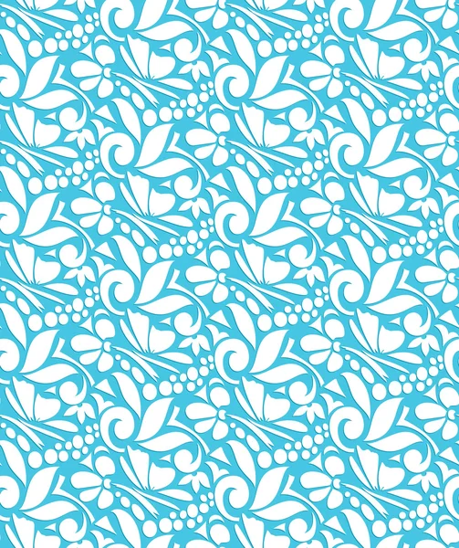 Fond floral-papillon abstrait sans couture — Image vectorielle