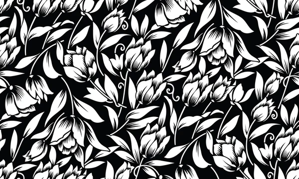 Floral wallpaper-fundo — Vetor de Stock