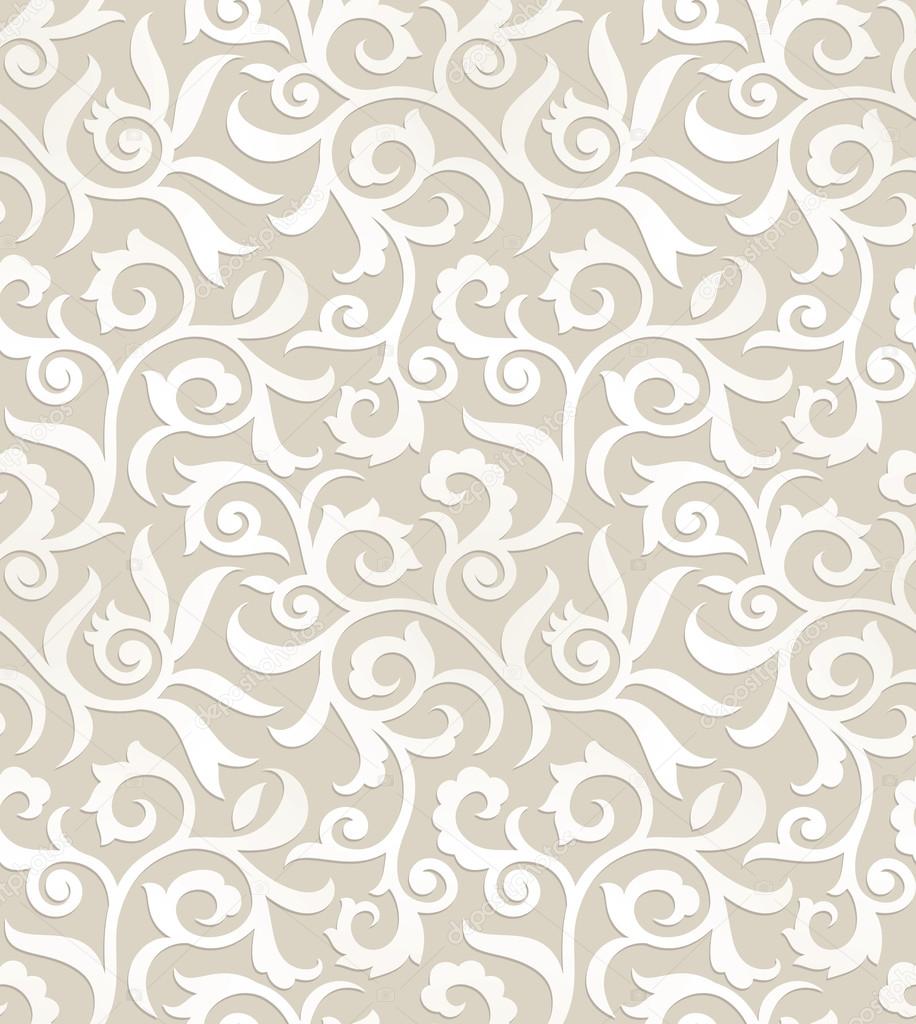 Royal seamless floral background
