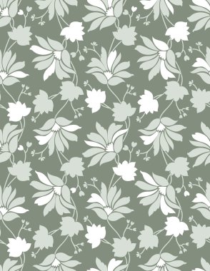 Seamless floral background,pattern clipart