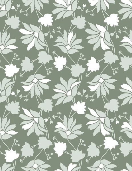 Fond floral sans couture, motif — Image vectorielle