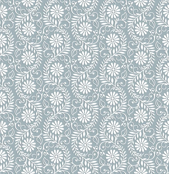 Fond d'écran royal floral sans couture — Image vectorielle