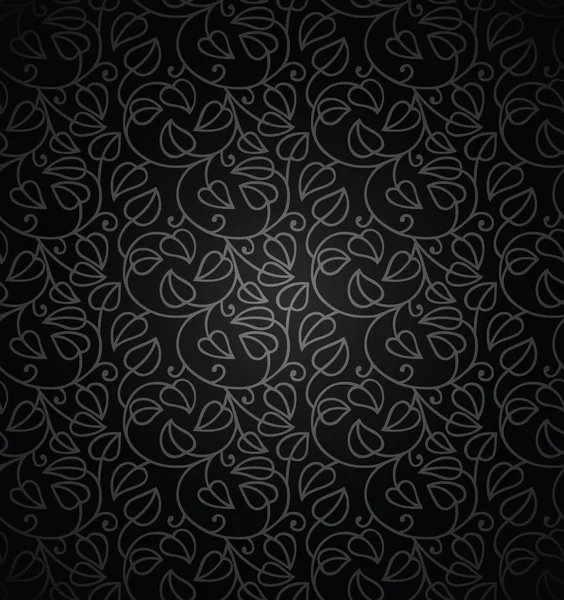 シームレスな葉のベクトルの壁紙 — ストックベクタ