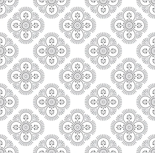 Traditional vector seamless wallpaper — Stock Vector