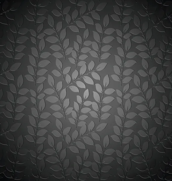 Nahtlose Phantasie Blätter Muster — Stockvektor