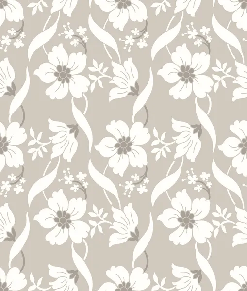 Fondo de pantalla floral de diseño elegante sin costuras — Archivo Imágenes Vectoriales