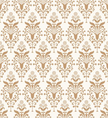 Dikişsiz geleneksel tasarım duvar kağıdı