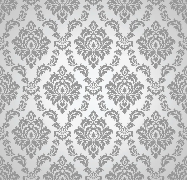 Seamless damask wallpaper — Stock Vector