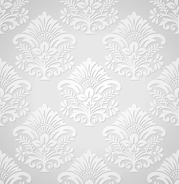 Papel pintado damasco real — Vector de stock