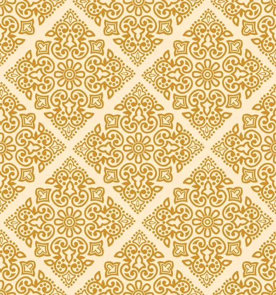 Seamless royal golden pattern — Stock Vector