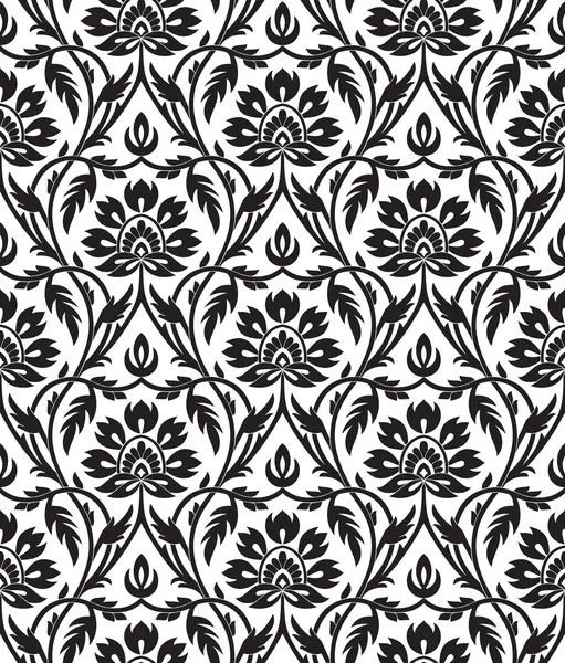 Black And White Paisley Wallpaper