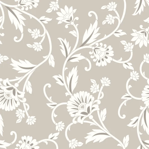 Seamless royal floral background — Stock Vector