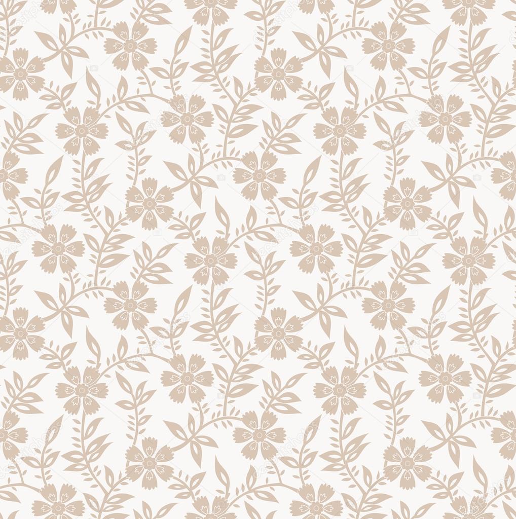 Seamless floral invitation card background