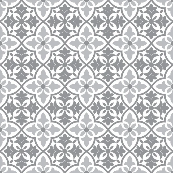 Patrón floral vector sin costura — Archivo Imágenes Vectoriales