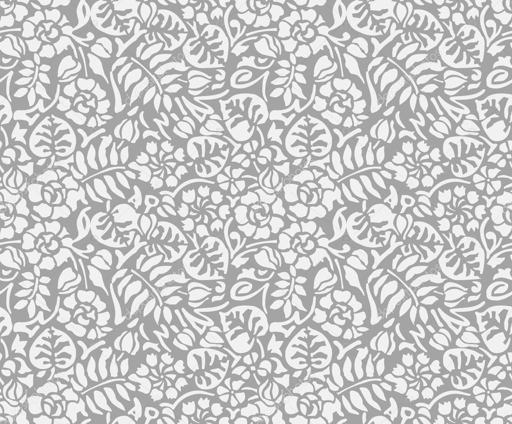 Seamless abstract floral wallpaper