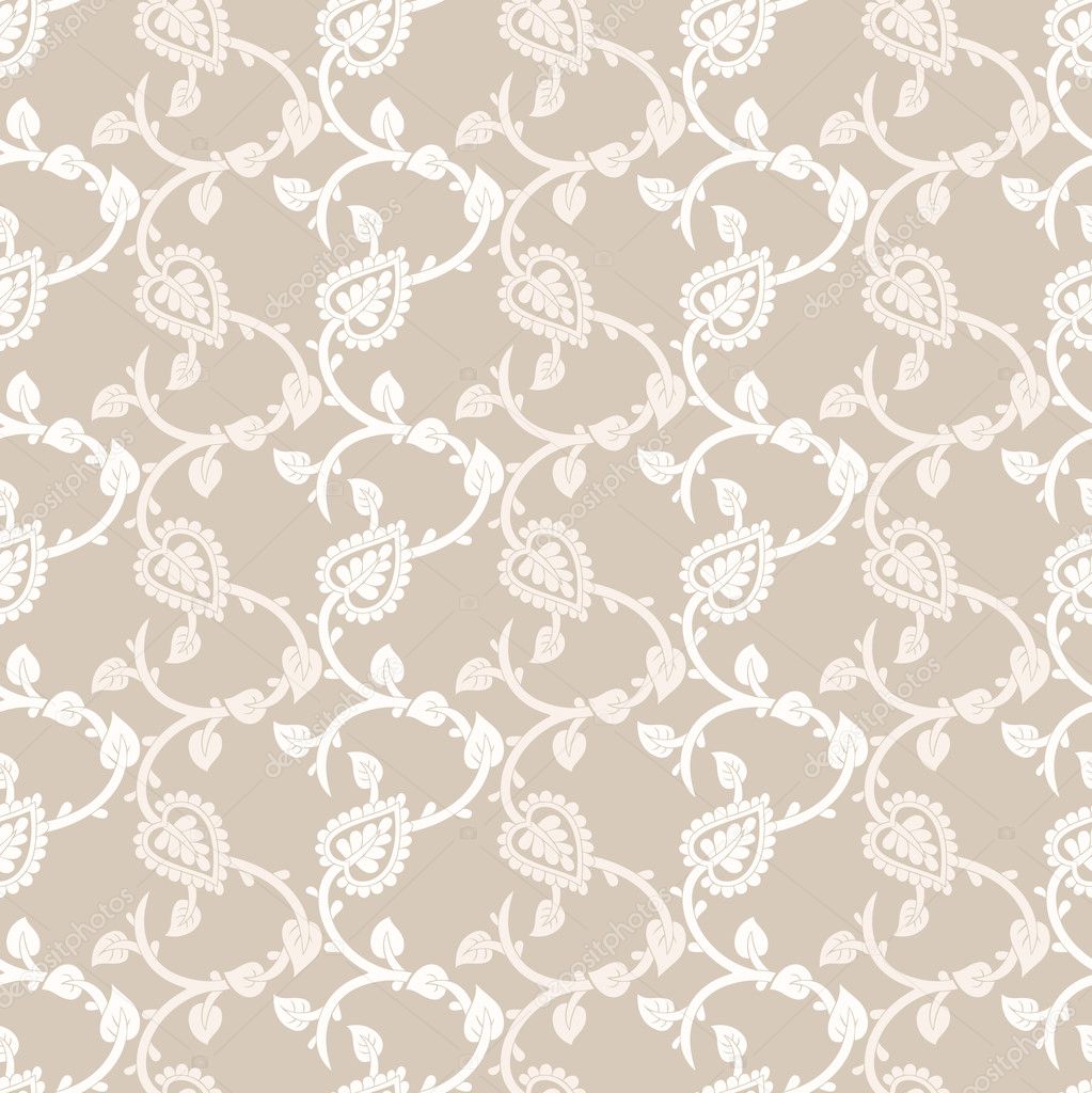 Seamless paisley background