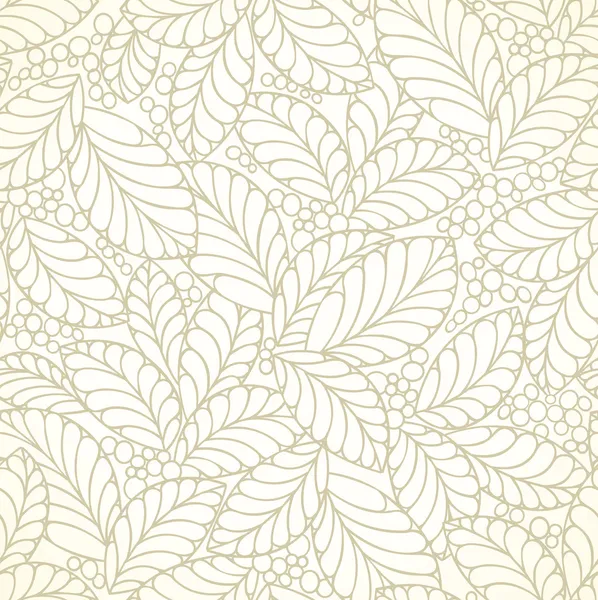 Feuilles d'or sans couture papier peint — Image vectorielle