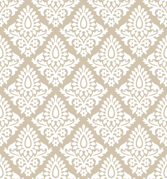 Damask seamless wallpaper — Stock Vector