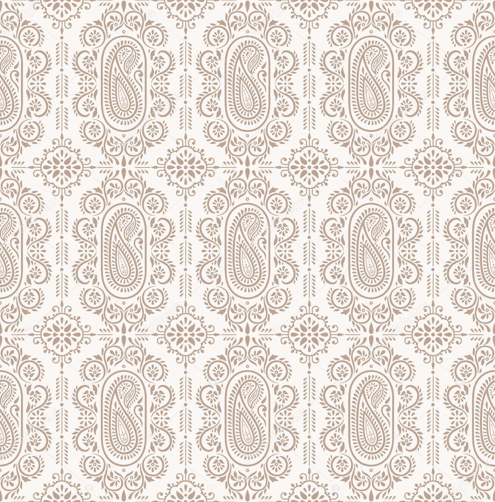 Paisley seamless vector background