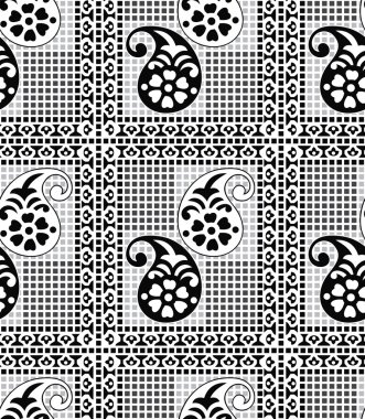 Paisley fancy background clipart
