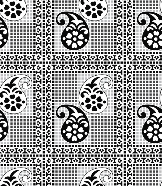 Paisley decoratieve achtergrond — Stockvector