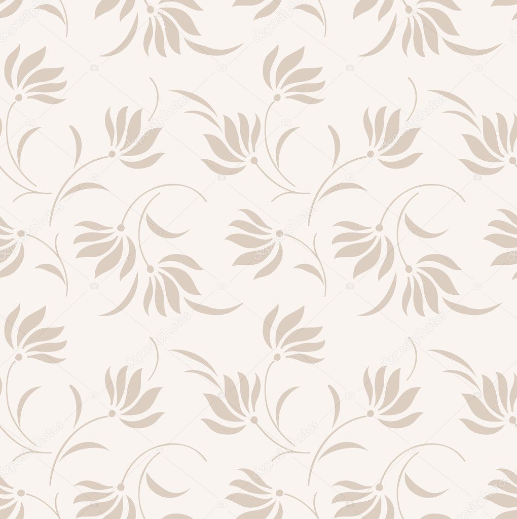 Seamless artistic floral background