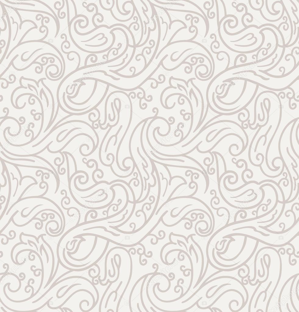 Seamless abstract paisley background