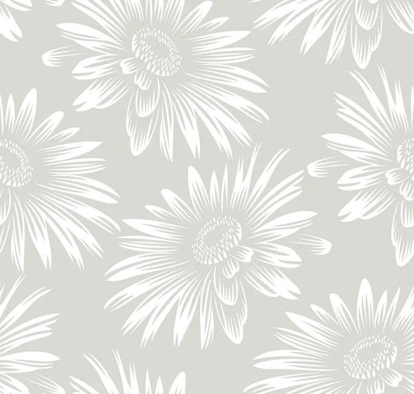 无缝的向日葵壁纸 — 图库矢量图片