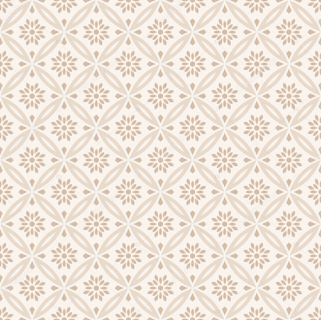 Vector floral damask pattern