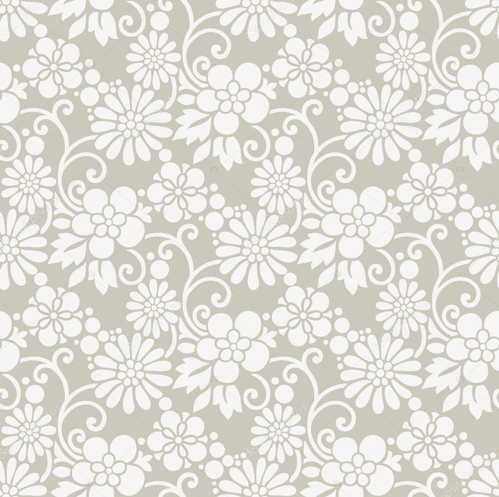 Seamless royal designer floral wallpaper