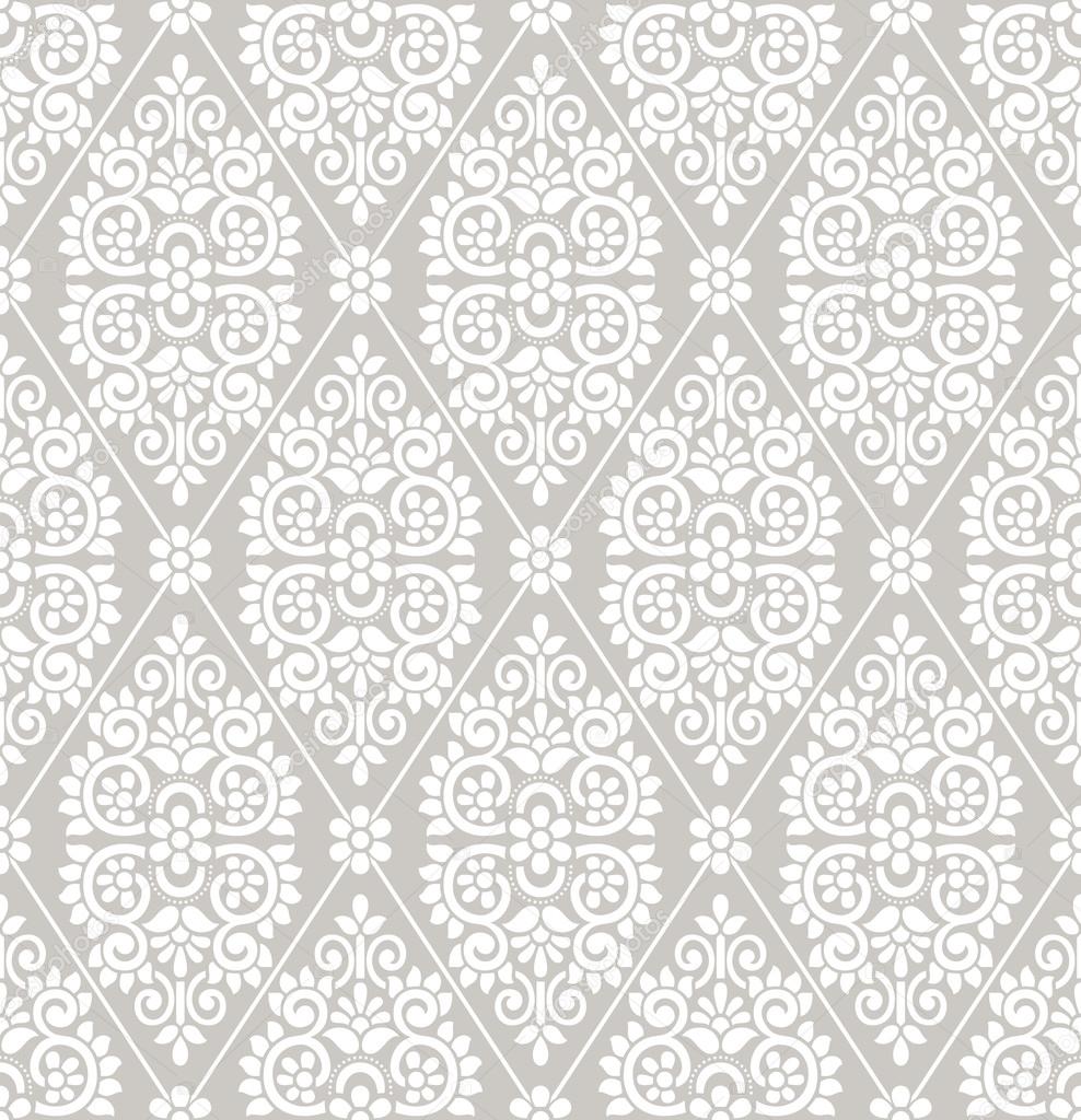 Seamless floral damask wallpaper Stock Vector Image by ©malkani #40686375
