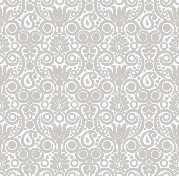 Seamless damask wallpaper design — Stock Vector