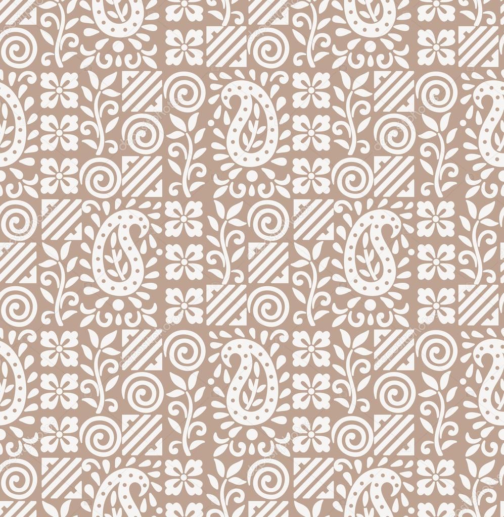 Paisley seamless fancy background