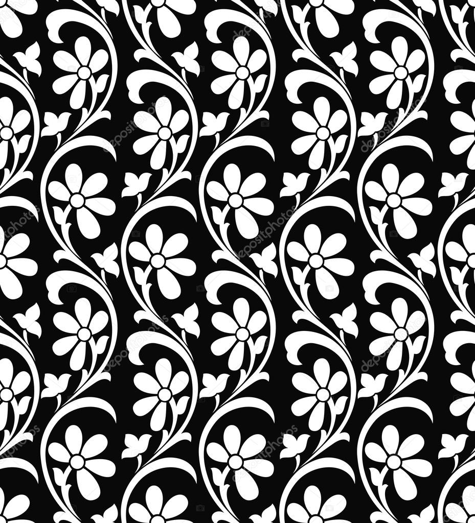 Seamless creative floral pattern design