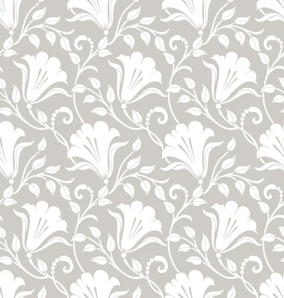 Fondo floral sin costuras de lujo — Vector de stock