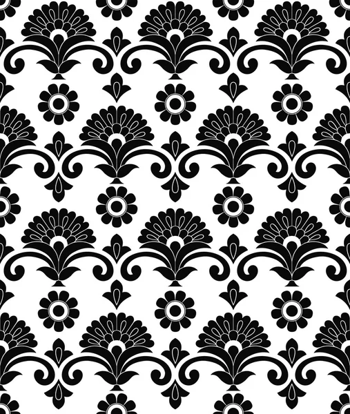 Diseño floral sin costuras — Vector de stock