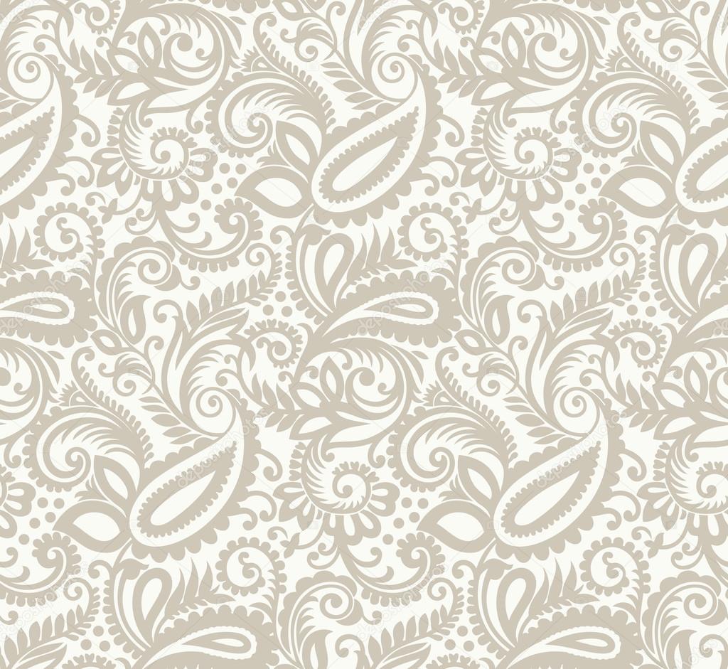 Seamless paisley background