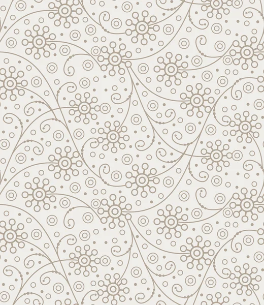 Fundo floral vetor sem costura — Vetor de Stock