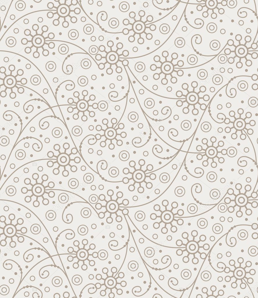Seamless vector floral background