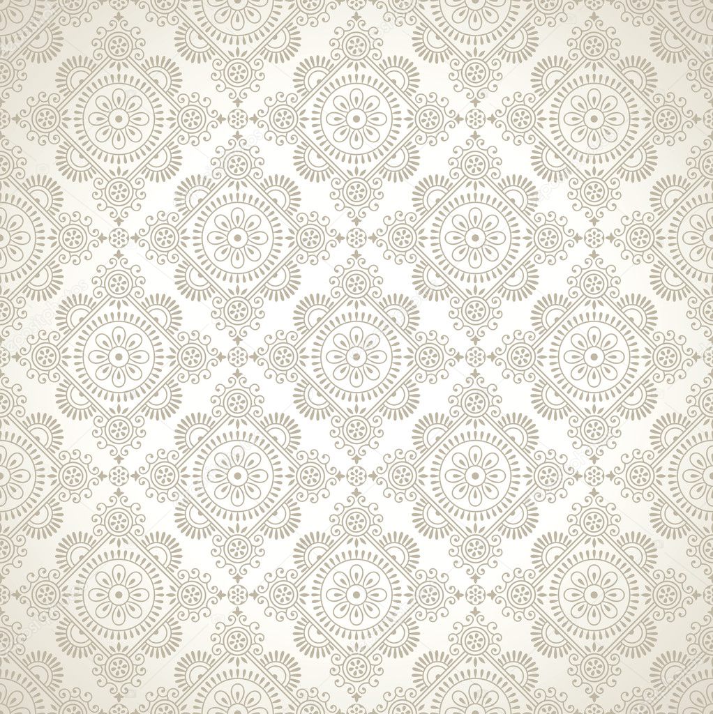 Seamless traditional wallpaper design