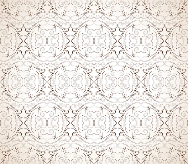 Seamless vector damask wallpaper — Stock Vector