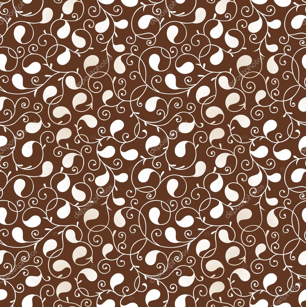 Paisley vector seamless background