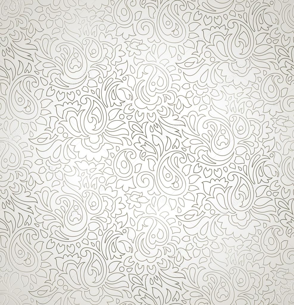 Paisley royal golden wallpaper