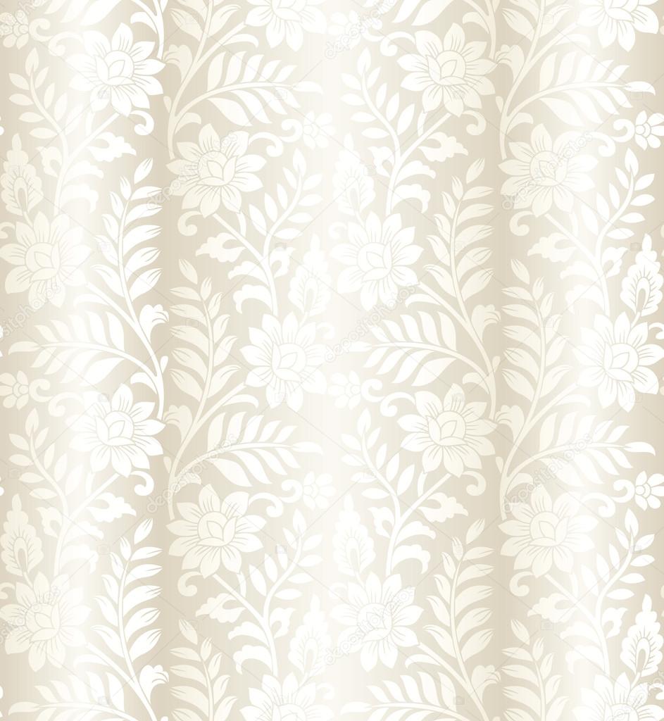 Floral vector seamless background