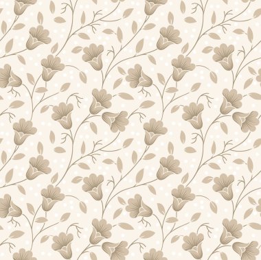 Dikişsiz altın çiçek arka plan