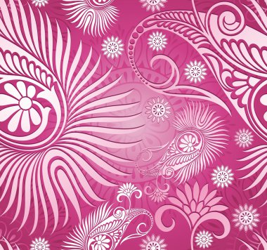 Seamless paisley background clipart