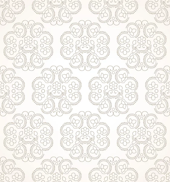Seamless luxurious floral wallpaper — Stock Vector